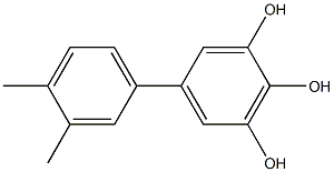 5-(3,4-Dimethylphenyl)-1,2,3-benzenetriol Structure