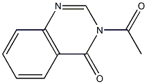 3-Acetylquinazolin-4(3H)-one 结构式