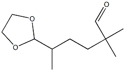 5-(1,3-Dioxolan-2-yl)-2,2-dimethylhexanal