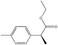 [S,(+)]-2-p-Tolylpropanoic acid ethyl ester Structure