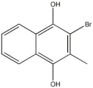 2-Bromo-3-methyl-1,4-naphthalenediol Struktur