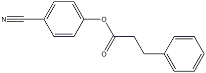  3-Phenylpropionic acid 4-cyanophenyl ester