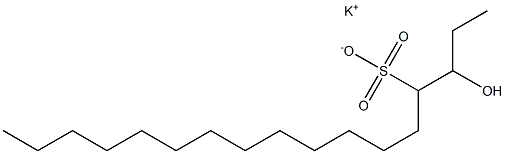 3-Hydroxyheptadecane-4-sulfonic acid potassium salt|