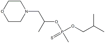 Methylphosphonothioic acid O-isobutyl O-(1-methyl-2-morpholinoethyl) ester