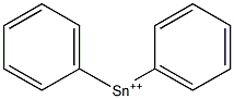 ジフェニルすず(IV) 化学構造式