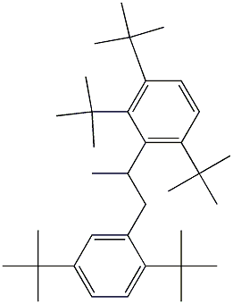 2-(2,3,6-Tri-tert-butylphenyl)-1-(2,5-di-tert-butylphenyl)propane,,结构式
