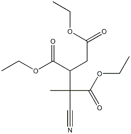 1-Cyano-1-methylpropane-1,2,3-tricarboxylic acid triethyl ester