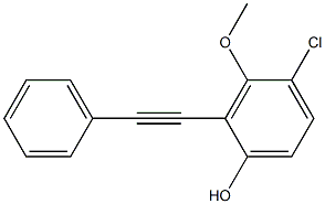 4-Chloro-3-methoxy-2-(phenylethynyl)phenol