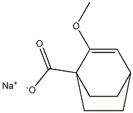 2-Methoxybicyclo[2.2.2]oct-2-ene-1-carboxylic acid sodium salt,,结构式