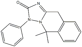 5,10-Dihydro-5,5-dimethyl-3-phenyl[1,2,4]triazolo[1,5-b]isoquinolin-2(3H)-one