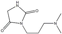 3-[3-(Dimethylamino)propyl]imidazolidine-2,4-dione Structure