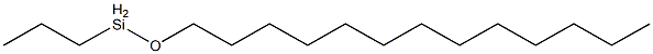 Propyl(tridecyloxy)silane Structure