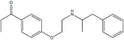 1-[4-[2-[(1-Methyl-2-phenylethyl)amino]ethoxy]phenyl]-1-propanone