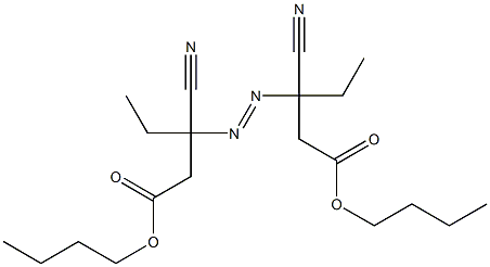 3,3'-Azobis(3-cyanovaleric acid)dibutyl ester Structure