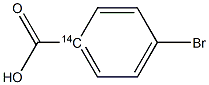 4-Bromobenzene(14C)carboxylic acid Structure