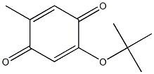 2-(tert-Butyloxy)-5-methyl-2,5-cyclohexadiene-1,4-dione 结构式