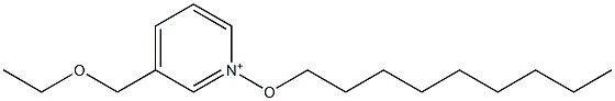 3-(Ethoxymethyl)-1-(nonyloxy)pyridinium Structure