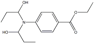 4-[Bis(1-hydroxypropyl)amino]benzoic acid ethyl ester Structure
