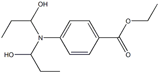 4-[Bis(1-hydroxypropyl)amino]benzoic acid ethyl ester,,结构式