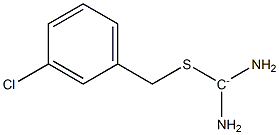 Diamino[(3-chlorophenylmethyl)thio]methylium Structure