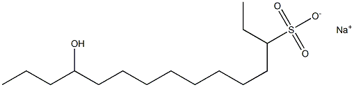 12-Hydroxypentadecane-3-sulfonic acid sodium salt