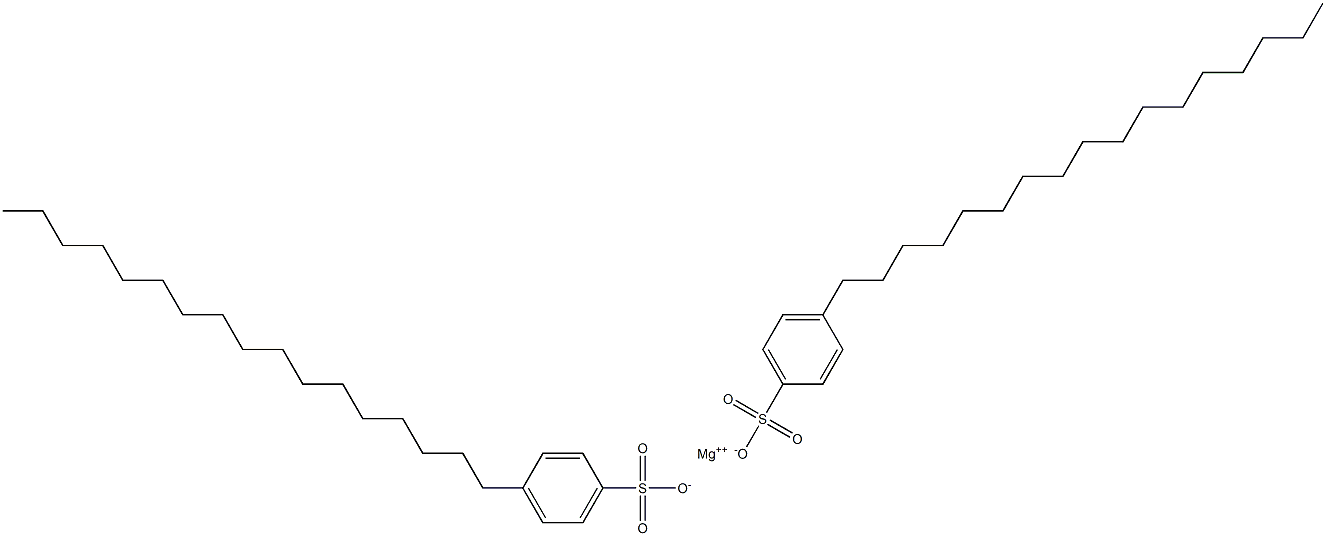 Bis(4-heptadecylbenzenesulfonic acid)magnesium salt,,结构式