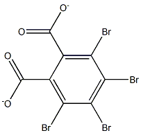 (3,4,5,6-Tetrabromo-1,2-benzenedicarboxylic acid)dianion Structure
