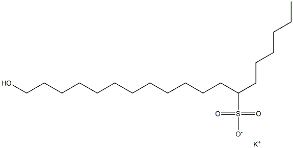 19-Hydroxynonadecane-7-sulfonic acid potassium salt