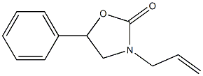 3-Allyl-5-phenyloxazolidin-2-one Struktur