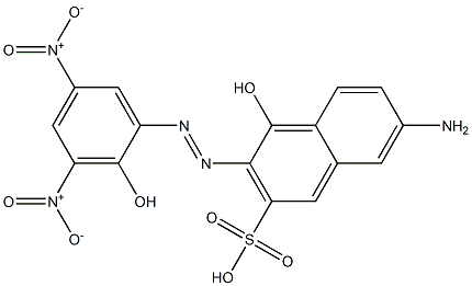 7-Amino-4-hydroxy-3-(2-hydroxy-3,5-dinitrophenylazo)-2-naphthalenesulfonic acid