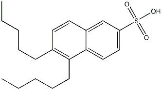 5,6-Dipentyl-2-naphthalenesulfonic acid