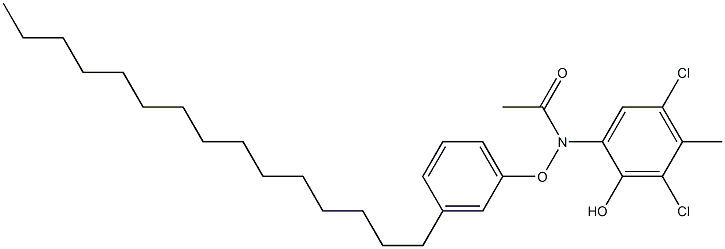 2-(3-Pentadecylphenoxyacetylamino)-4,6-dichloro-5-methylphenol