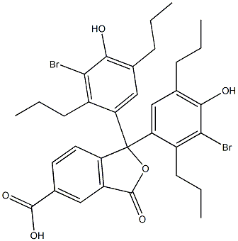 1,1-Bis(3-bromo-4-hydroxy-2,5-dipropylphenyl)-1,3-dihydro-3-oxoisobenzofuran-5-carboxylic acid