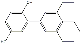 2-(3,4,5-Triethylphenyl)benzene-1,4-diol