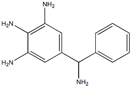 (3,4,5-トリアミノフェニル)フェニルメタンアミン 化学構造式