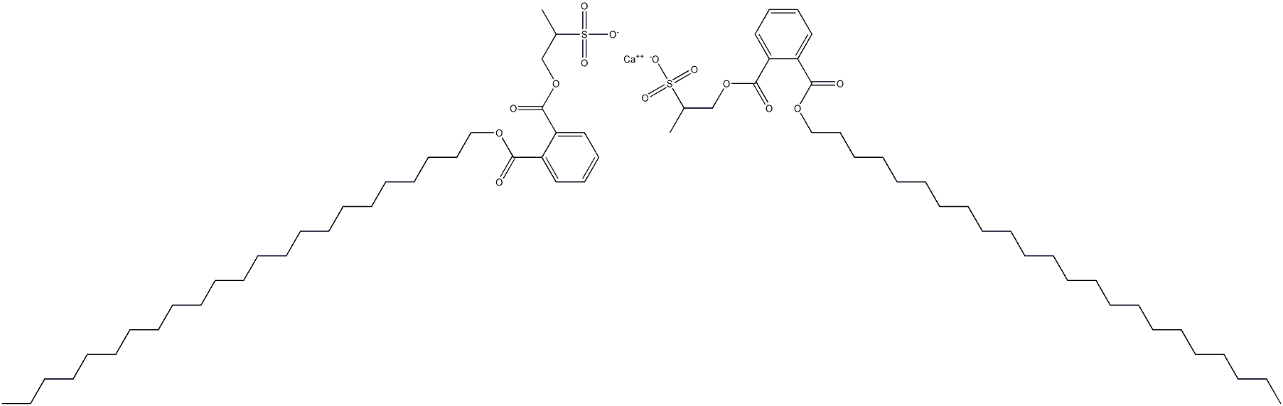 Bis[1-[(2-tricosyloxycarbonylphenyl)carbonyloxy]propane-2-sulfonic acid]calcium salt