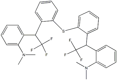 [2,2,2-Trifluoro-1-(2-dimethylaminophenyl)ethyl]phenyl sulfide|