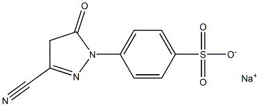 4-[(3-Cyano-4,5-dihydro-5-oxo-1H-pyrazol)-1-yl]benzenesulfonic acid sodium salt