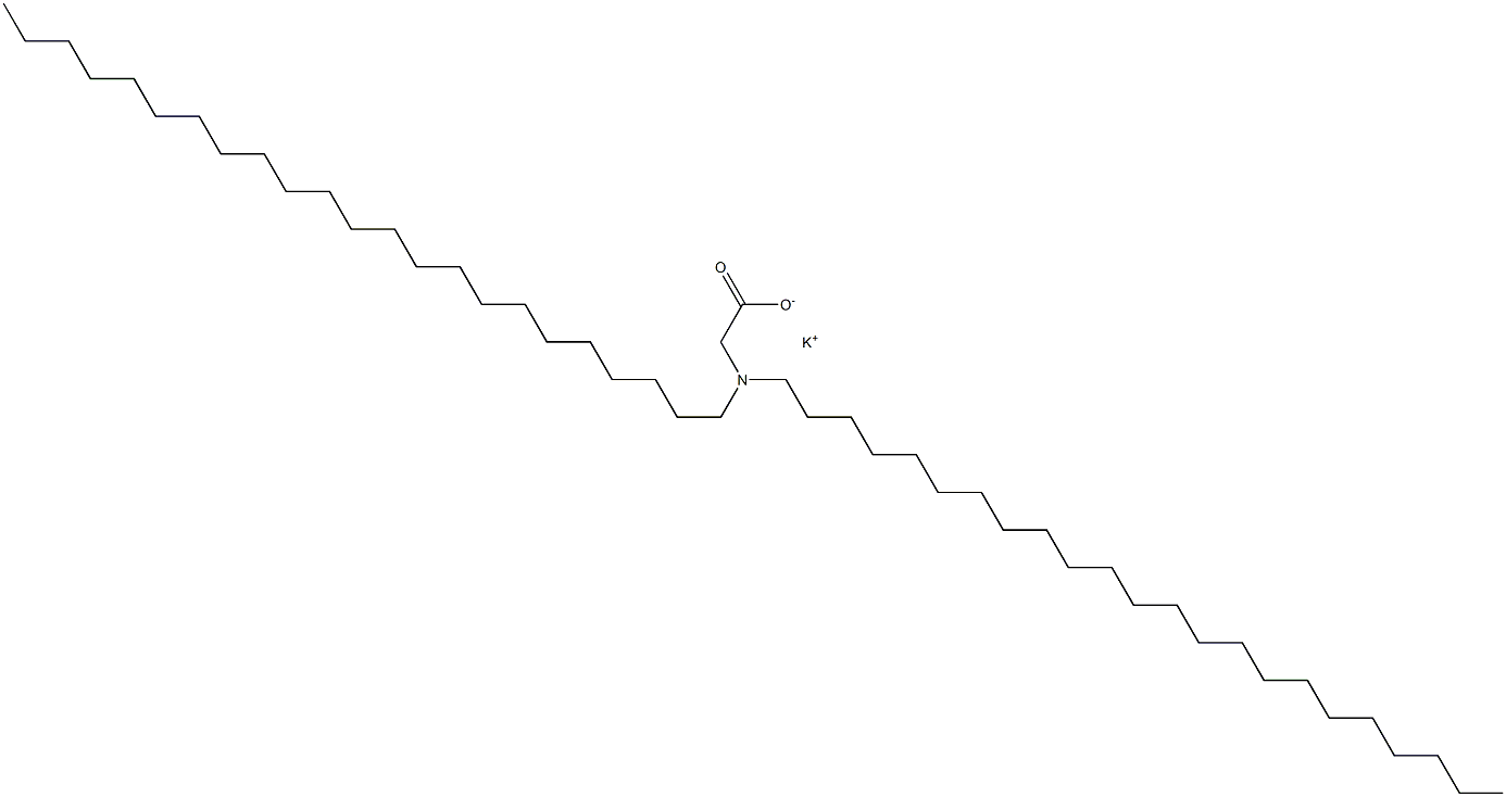 N,N-Ditricosylglycine potassium salt Structure