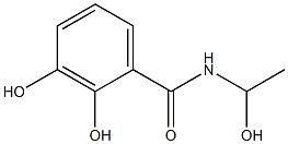 2,3-Dihydroxy-N-(1-hydroxyethyl)benzamide Structure