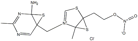 Thiamin disulfide nitrate Structure