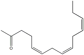 (5Z,8Z,11Z)-5,8,11-Tetradecatrien-2-one Structure