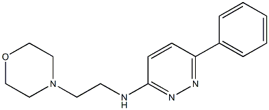  3-(2-Morpholinoethylamino)-6-phenylpyridazine