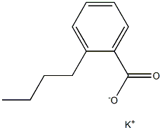 2-Butylbenzoic acid potassium salt Structure