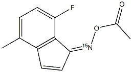 7-Fluoro-4-methyl-1H-inden-1-one O-acetyl(15N)oxime