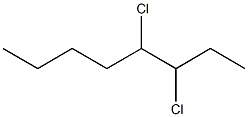 3,4-Dichlorooctane Structure