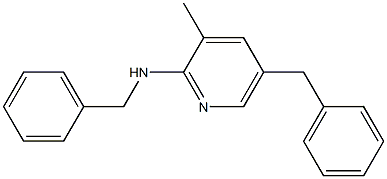 N,5-Dibenzyl-3-methylpyridin-2-amine Structure