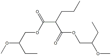 Propylmalonic acid bis(2-methoxybutyl) ester|