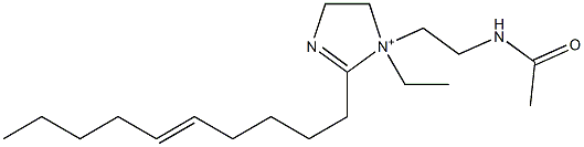 1-[2-(Acetylamino)ethyl]-2-(5-decenyl)-1-ethyl-2-imidazoline-1-ium Structure