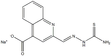  2-(Thiosemicarbazonomethyl)quinoline-4-carboxylic acid sodium salt